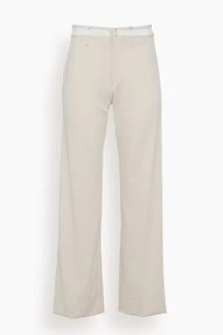 MM6 Maison Margiela Pant In Ivory