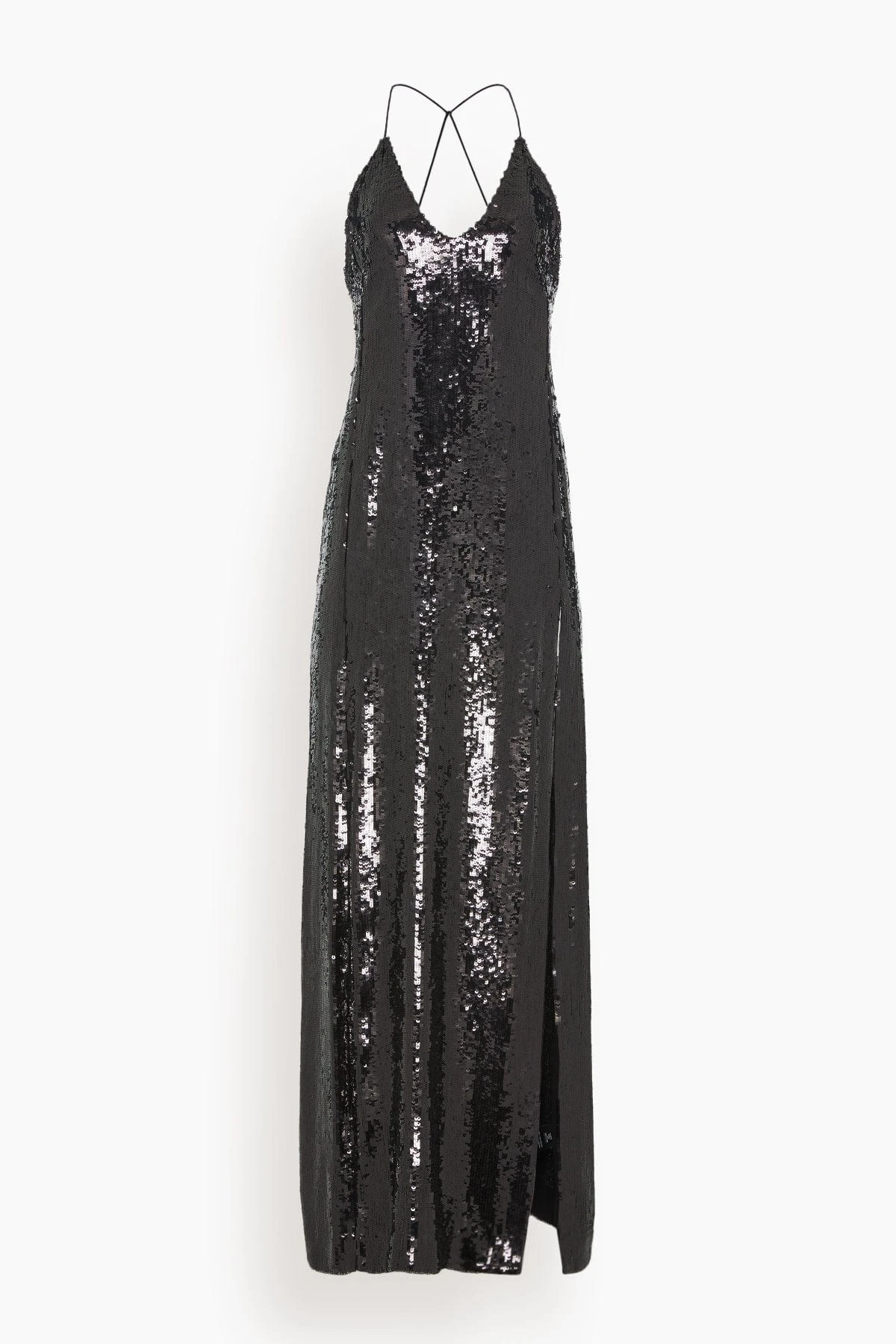 NILI LOTAN Suzie Sequins Gown In Black 3 NILI LOTAN Suzie Sequins Gown In Black