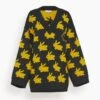 JW Anderson Bunny Jacquard V Neck Jumper In Black/Yellow 2 JW Anderson Bunny Jacquard V Neck Jumper In Black/Yellow -DOROTHE Clothing Shop 8d12788775b72d71b3c5474fd49f1ff2