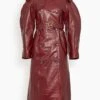 ULLA JOHNSON Marlowe Coat In Mahogany 2 ULLA JOHNSON Marlowe Coat In Mahogany -DOROTHE Clothing Shop 8e873caddebba1c56ec8c60707b0bce4