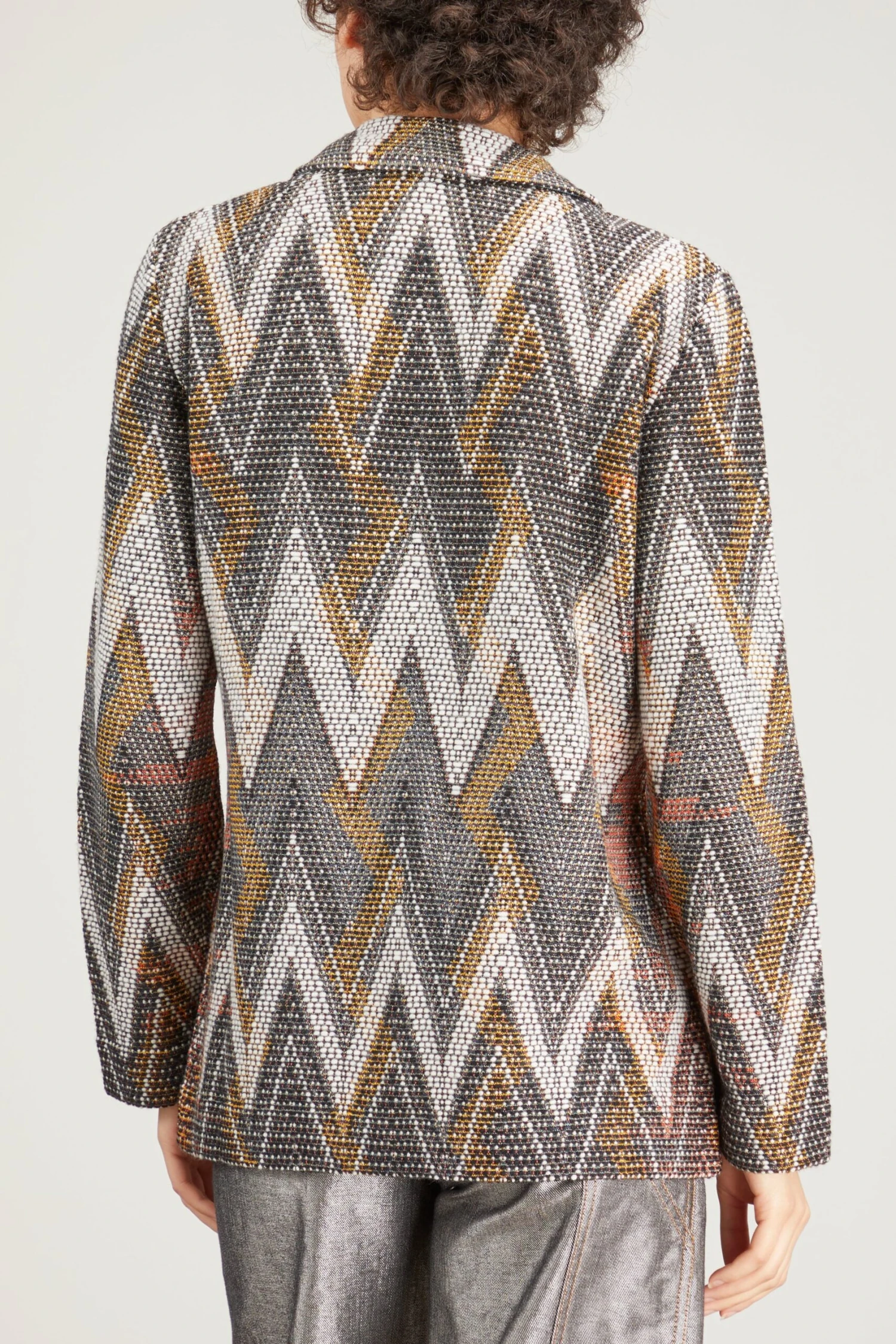 Missoni Textured Chevron Jacket In Multicolor 6 Missoni Textured Chevron Jacket In Multicolor - Image 4
