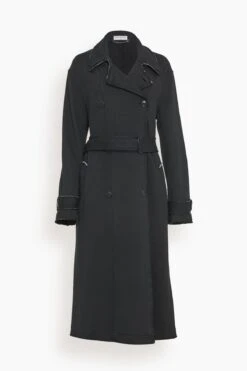 Dries Van Noten Hanas Coat In Black