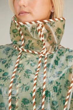 Abigail Raincoat In Green -DOROTHE Clothing Shop alemais AbigailRaincoatinGreen 4