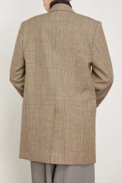 Double Breasted Oversized Jacket In Champagne/Black -DOROTHE Clothing Shop ami DoubleBreastedOversizedJacketinChampagneBlack 3