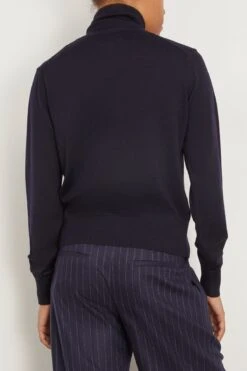 Red Ami De Coeur Sweater In Night Blue -DOROTHE Clothing Shop ami RedAmiDeCoeurSweaterinNightBlue 3