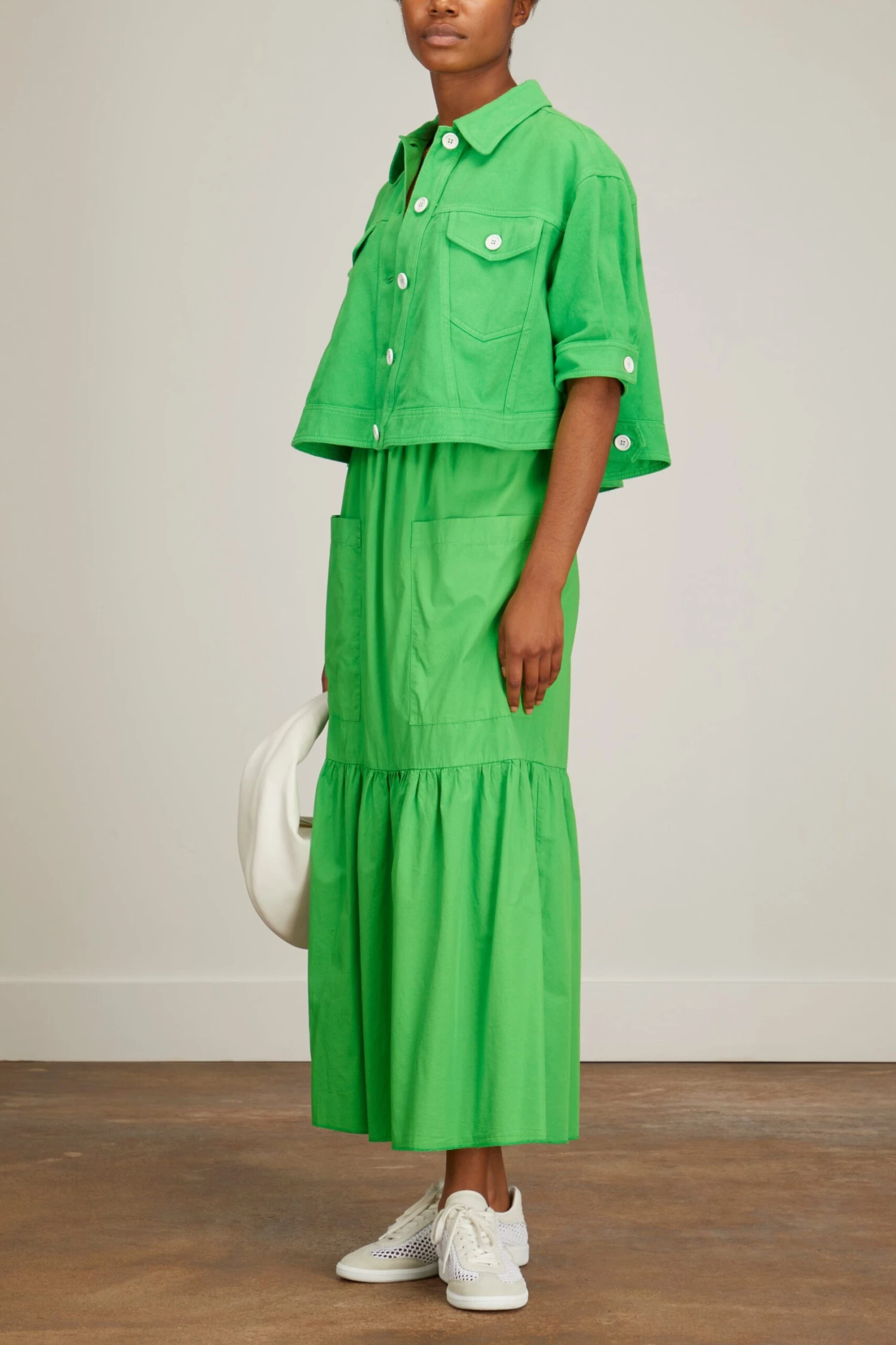 Summer Skirt In Green 4 Summer Skirt In Green - Image 2