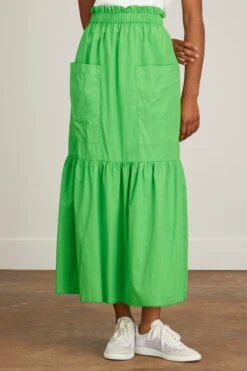 Summer Skirt In Green 9 Summer Skirt In Green -DOROTHE Clothing Shop avn SummerSkirtinGreen 2