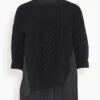 Sacai Wool Knit Pullover In Black 2 Sacai Wool Knit Pullover In Black -DOROTHE Clothing Shop b03b2fb7a88a1699a5f313b86eaae6b9
