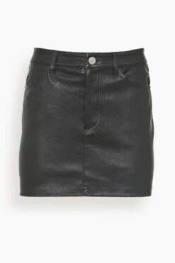 5 Pocket Mini Skirt In Black