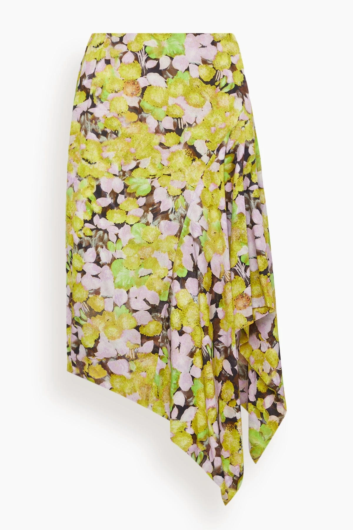 Dries Van Noten Saxo Tris Skirt In Yellow 3 Dries Van Noten Saxo Tris Skirt In Yellow