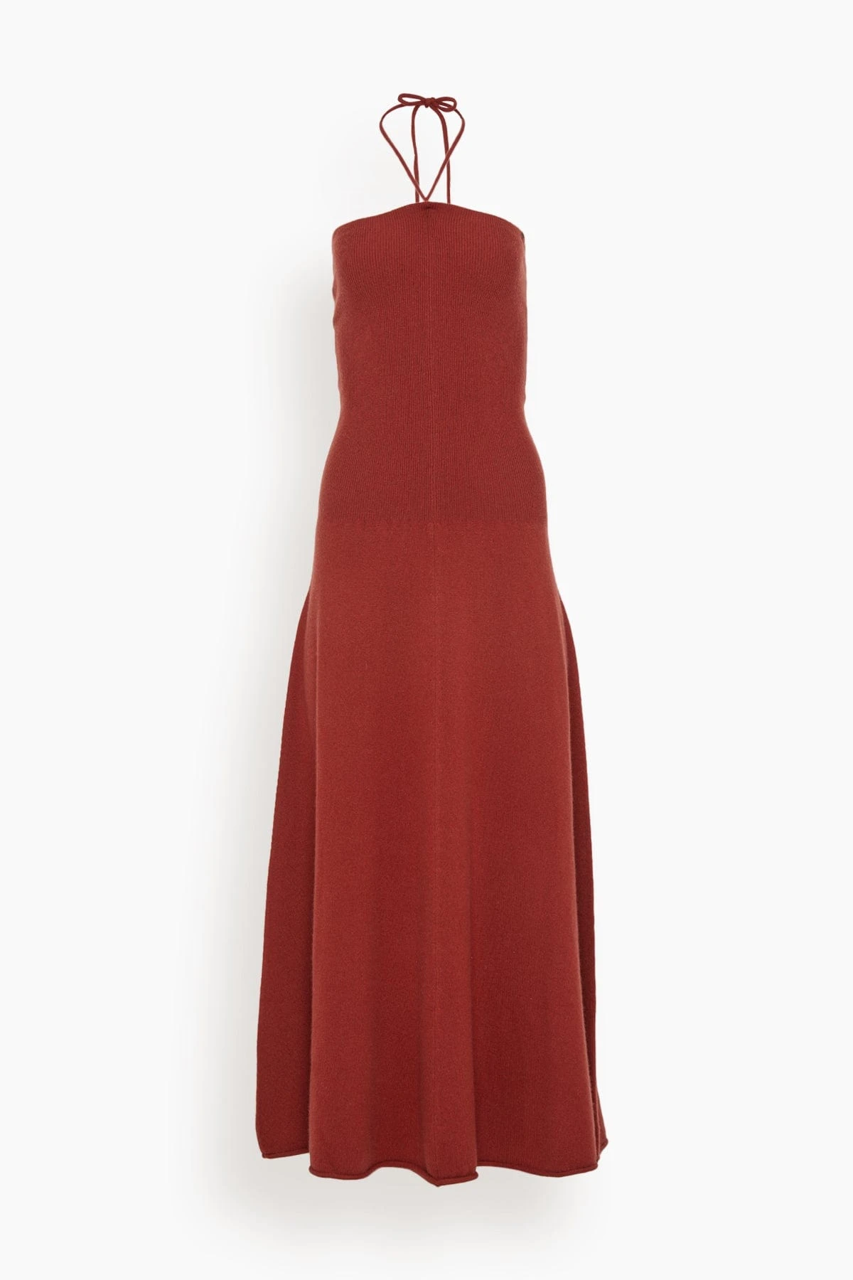 Diana Halterneck Dress In Harissa 3 Diana Halterneck Dress In Harissa