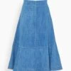 Skirt In Light Indigo 2 Skirt In Light Indigo -DOROTHE Clothing Shop bdc41ea57a8b6c5b69d6c8f0420ba2a5
