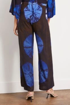 Ayokun Pant In Blue And White Tie Dye -DOROTHE Clothing Shop busayo AyokunPantinBlueandWhiteTieDye 3