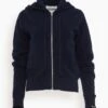 Hood Cardigan In Navy -DOROTHE Clothing Shop c433c90470d20edf403fbc235e6e1e1d