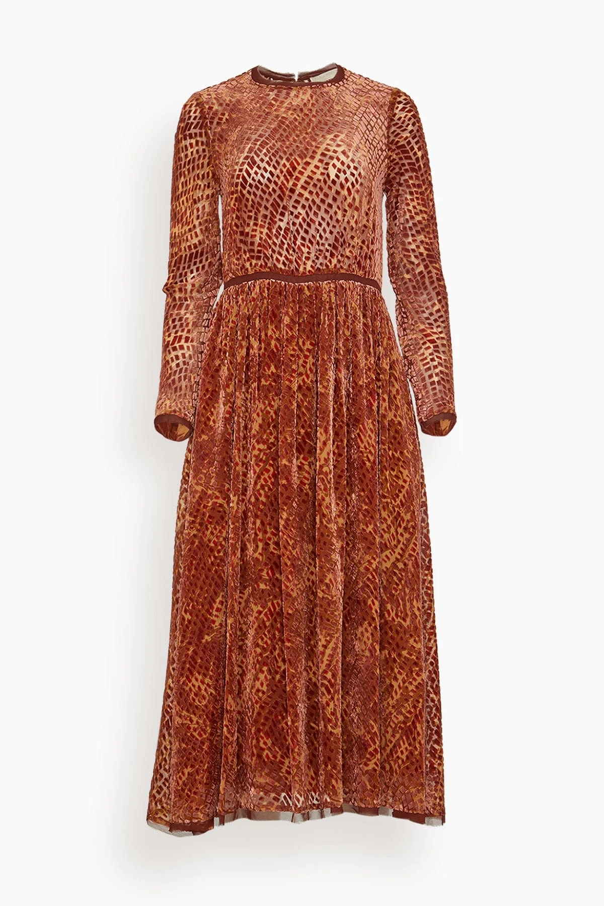 ULLA JOHNSON Sylvie Dress In Sienna 3 ULLA JOHNSON Sylvie Dress In Sienna