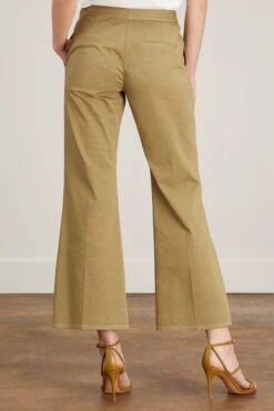 Sofia Trouser In Verdigris -DOROTHE Clothing Shop callas milano sofia trouser in verdigris 3