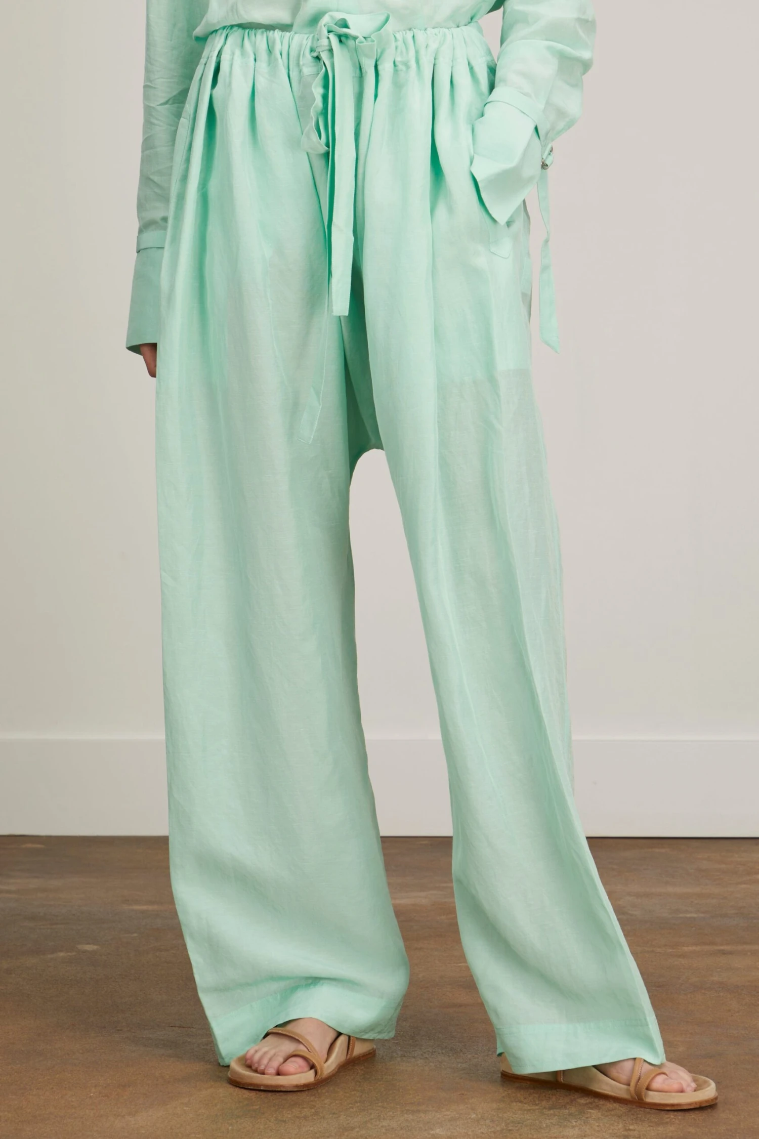 Parum Trouser In Mint 5 Parum Trouser In Mint - Image 3