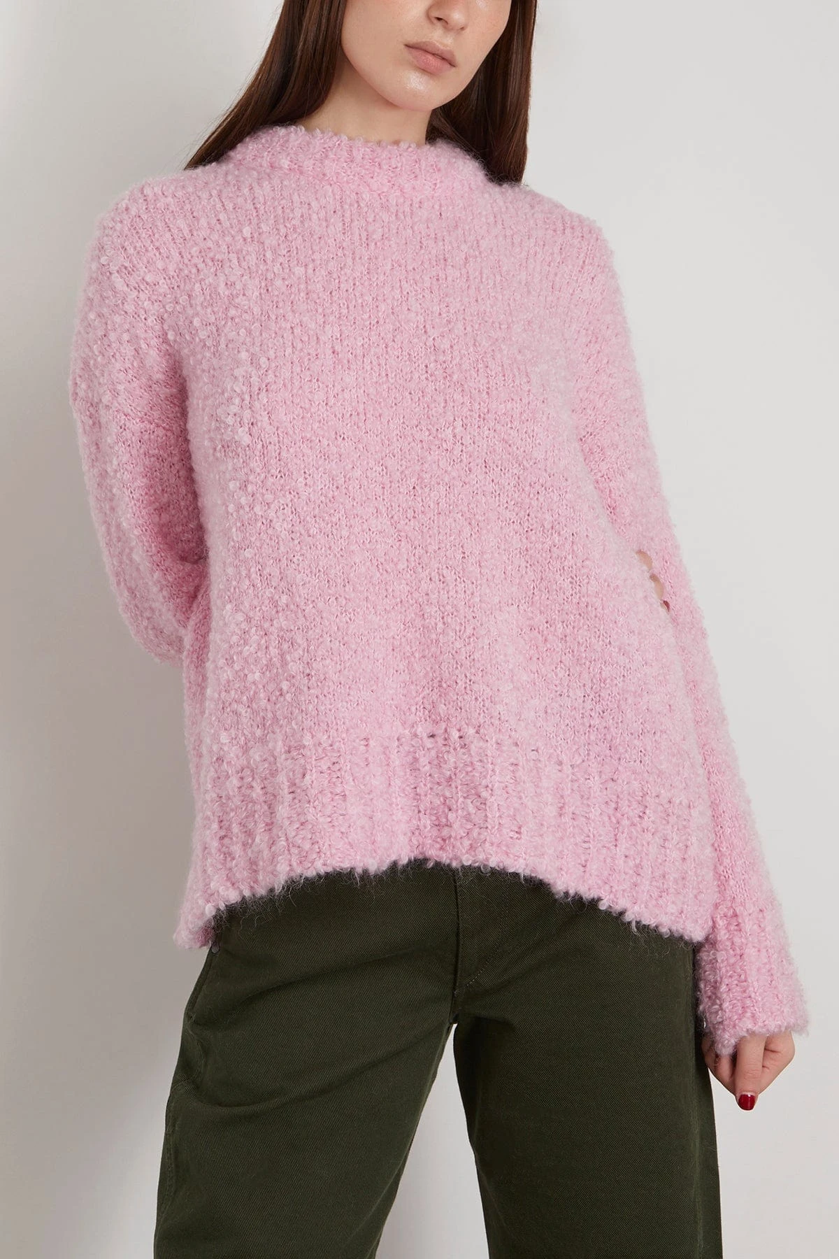Kaisy Sweater In Soft Pink 5 Kaisy Sweater In Soft Pink - Image 3