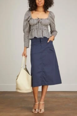 Dino Skirt In Midnight 8 Dino Skirt In Midnight -DOROTHE Clothing Shop ciao lucia dino skirt in midnight 1