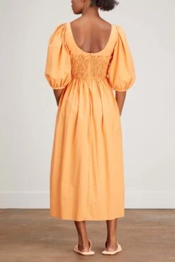 Veneto Dress In Apricot -DOROTHE Clothing Shop ciaolucia VenetoDressinApricot 3