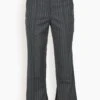 Vera Straight Leg Crop Pant In Grey Pinstripe -DOROTHE Clothing Shop da4fd11537c5ad7d416f86071827321d