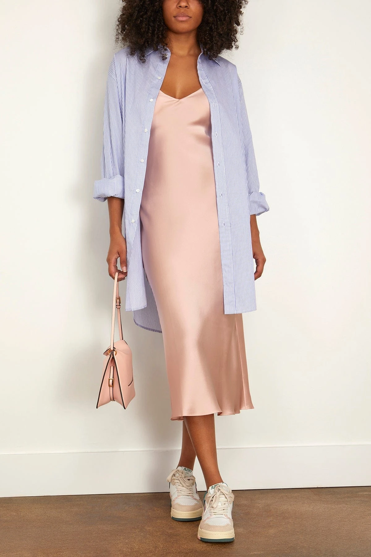 Tea Length Bias Slip Dress In Dusty Rose 4 Tea Length Bias Slip Dress In Dusty Rose - Image 2