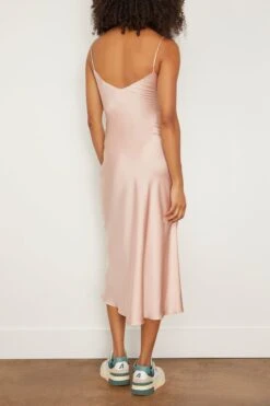 Tea Length Bias Slip Dress In Dusty Rose 9 Tea Length Bias Slip Dress In Dusty Rose -DOROTHE Clothing Shop dannijo TeaLengthBiasSlipDressinDustyRose 3