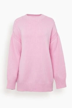 Giro Collo Knit Sweater In Rosa