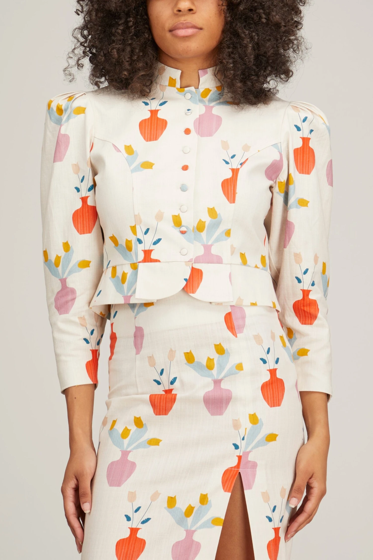 Amoako Jacket In Flower Vase 5 Amoako Jacket In Flower Vase - Image 3