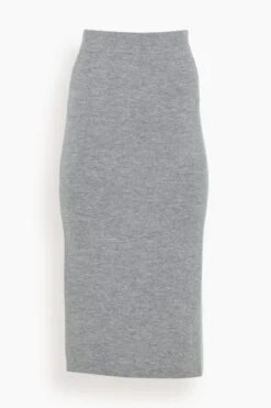 ALLUDE Skirt In Heather Melange