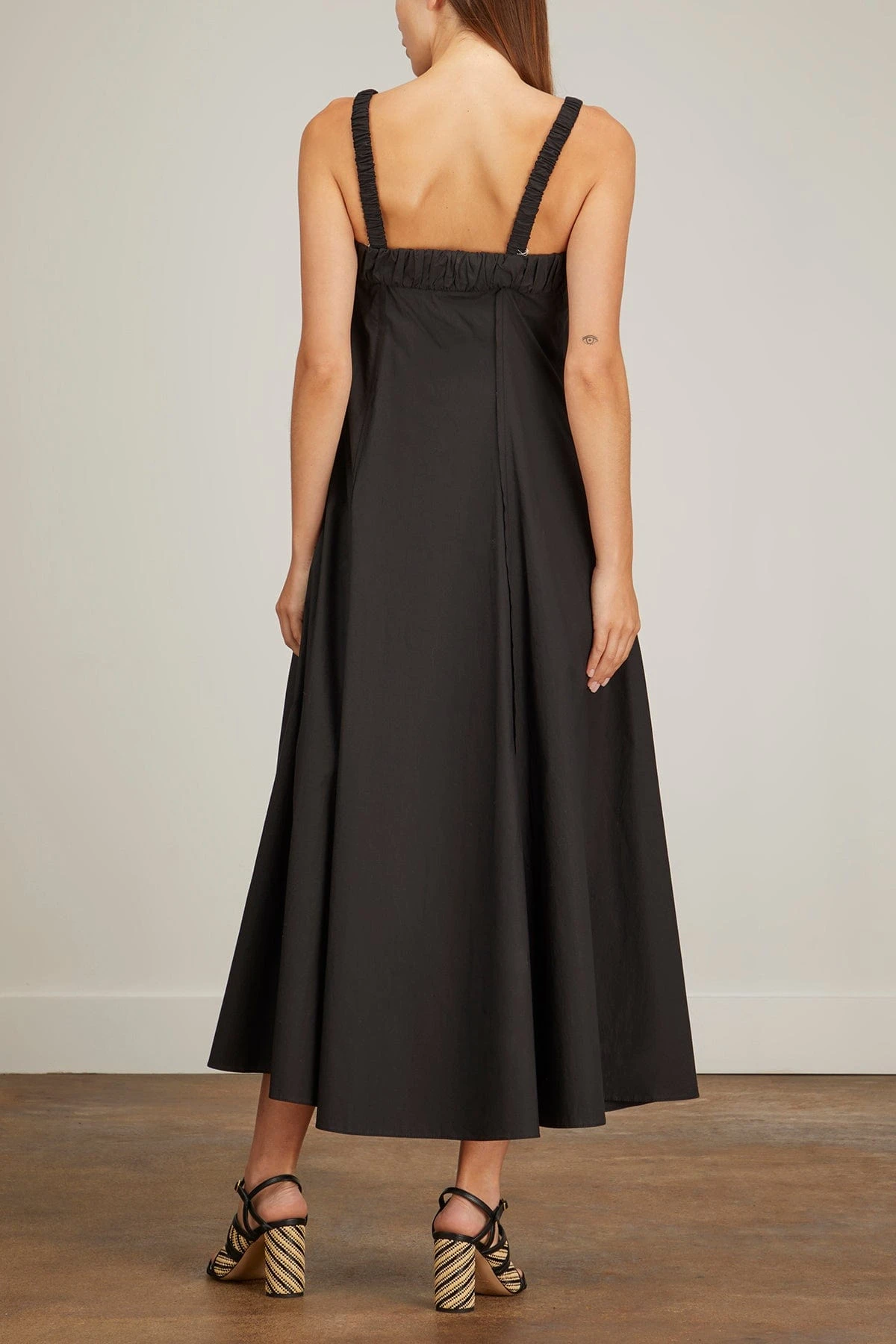 DOROTHEE SCHUMACHER Cotton Coolness Dress In Pure Black 6 DOROTHEE SCHUMACHER Cotton Coolness Dress In Pure Black - Image 4