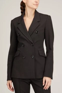 DOROTHEE SCHUMACHER Emotional Essence Jacket In Pure Black -DOROTHE Clothing Shop dorothee EmotionalEssenceJacketinPureBlack 2 7580f04e 59ca 4bc7 9922 3f61b49f2a17