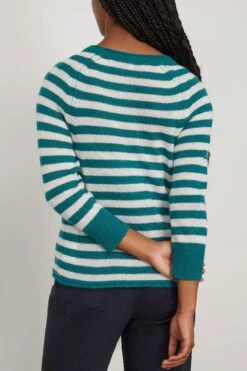 DOROTHEE SCHUMACHER Fresh Stripes Twinset In Green And White Mix 10 DOROTHEE SCHUMACHER Fresh Stripes Twinset In Green And White Mix -DOROTHE Clothing Shop dorothee FreshStripesTwinsetinGreenandWhiteMix 3