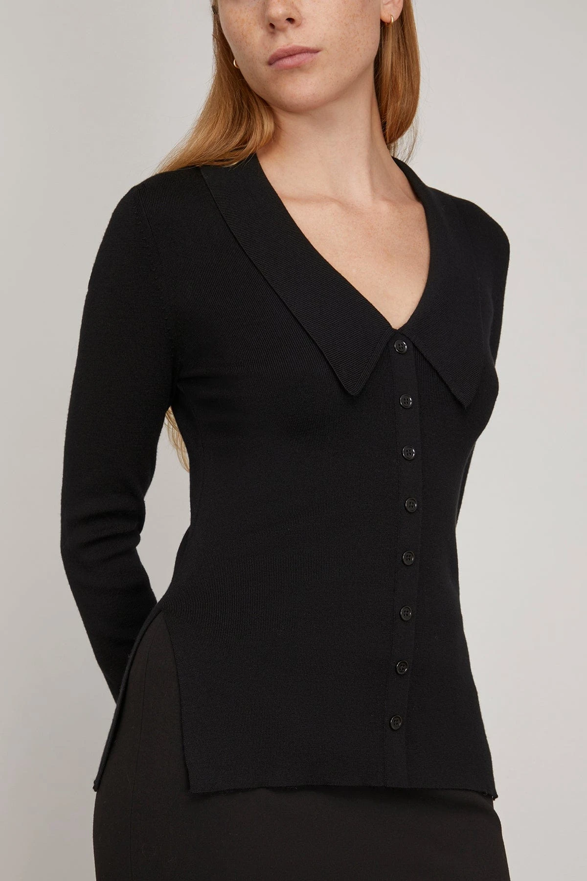 DOROTHEE SCHUMACHER Merino Elegance Pullover In Pure Black 5 DOROTHEE SCHUMACHER Merino Elegance Pullover In Pure Black - Image 3