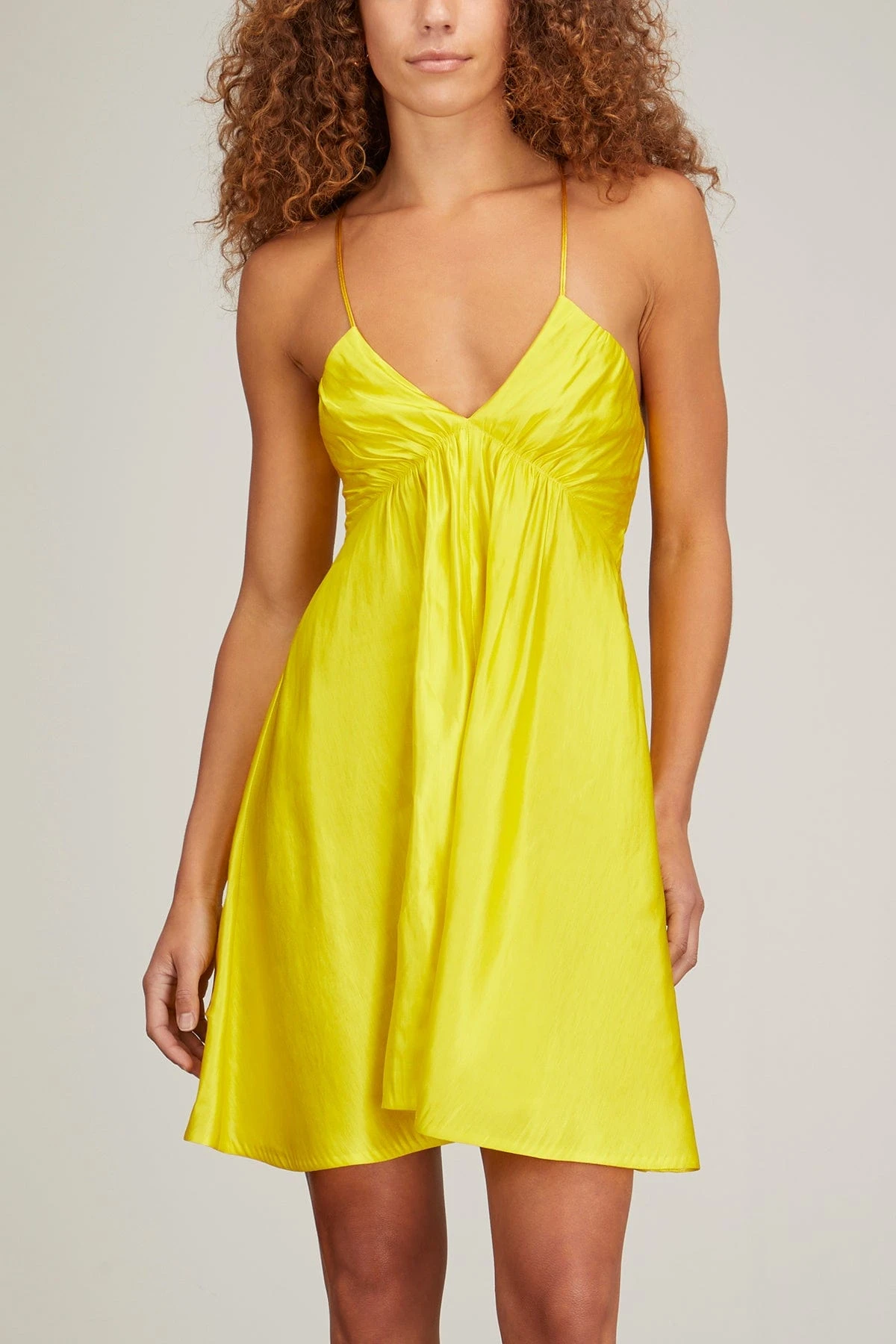 DOROTHEE SCHUMACHER Shiny Statement Dress In Bright Yellow 5 DOROTHEE SCHUMACHER Shiny Statement Dress In Bright Yellow - Image 3