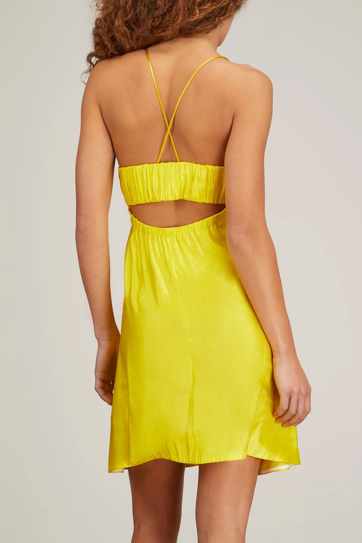 DOROTHEE SCHUMACHER Shiny Statement Dress In Bright Yellow 6 DOROTHEE SCHUMACHER Shiny Statement Dress In Bright Yellow - Image 4