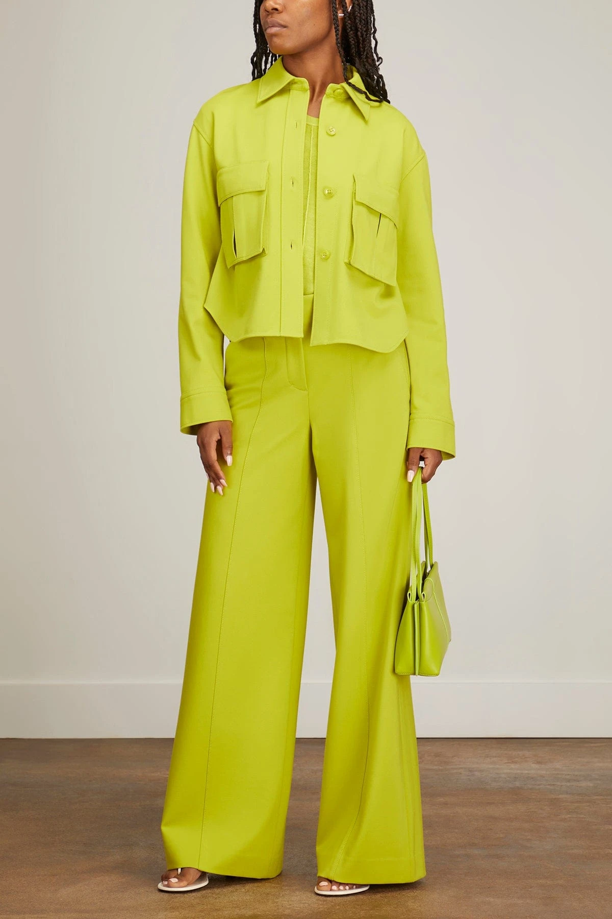 DOROTHEE SCHUMACHER Emotional Essence Jacket In Acid Green 4 DOROTHEE SCHUMACHER Emotional Essence Jacket In Acid Green - Image 2