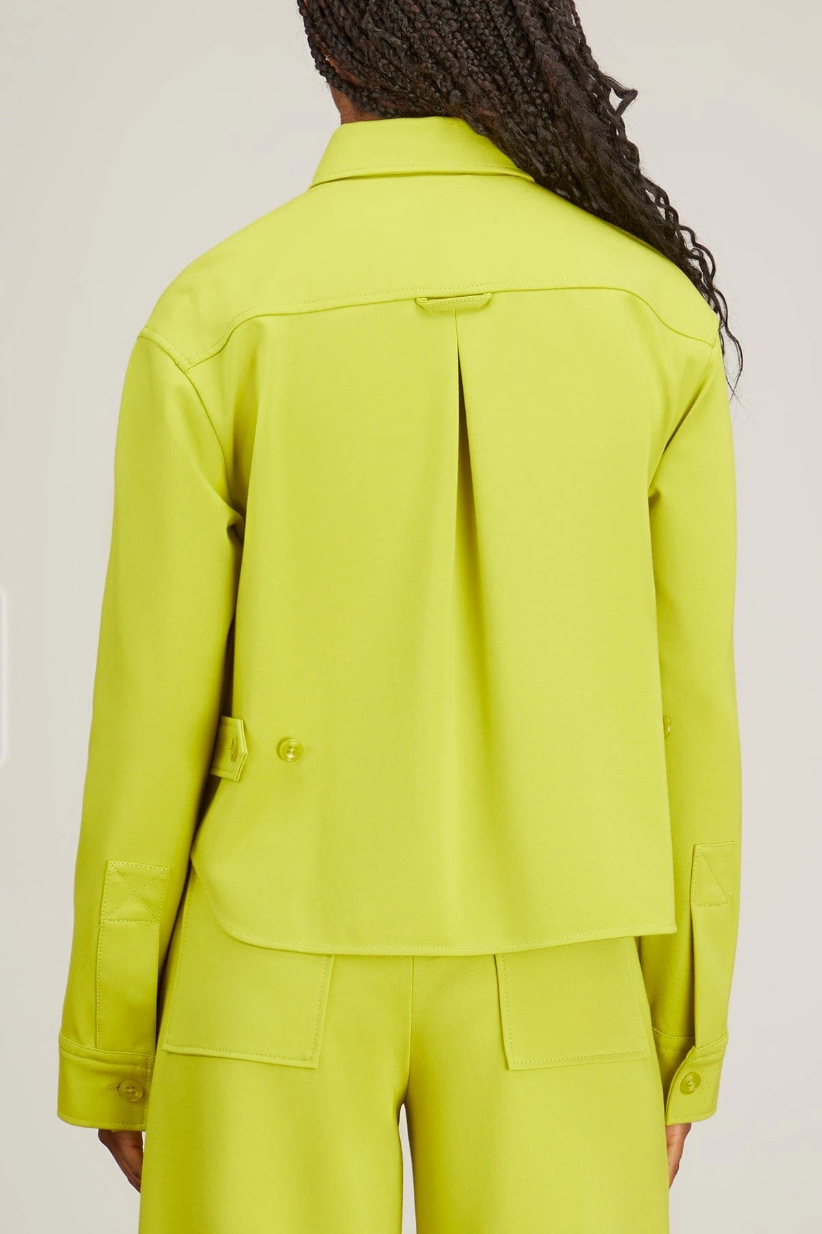 DOROTHEE SCHUMACHER Emotional Essence Jacket In Acid Green 6 DOROTHEE SCHUMACHER Emotional Essence Jacket In Acid Green - Image 4
