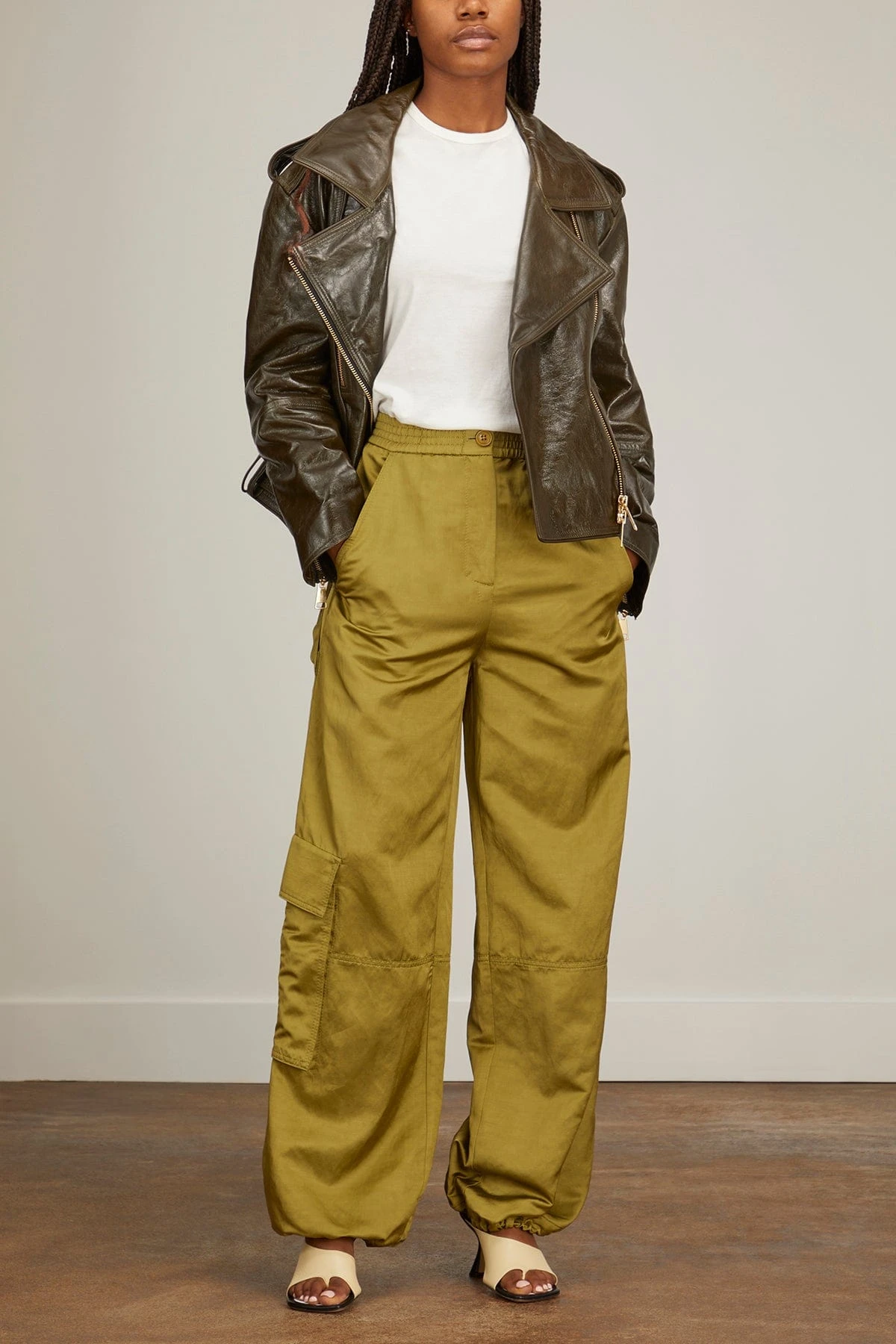 DOROTHEE SCHUMACHER Sleek Statement Jacket In Dark Green 4 DOROTHEE SCHUMACHER Sleek Statement Jacket In Dark Green - Image 2