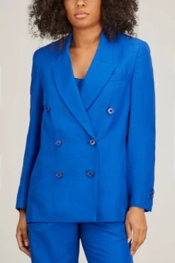 DOROTHEE SCHUMACHER Summer Cruise Jacket In Royal Blue 8 DOROTHEE SCHUMACHER Summer Cruise Jacket In Royal Blue -DOROTHE Clothing Shop dorothee schumacher summer cruise jacket in royal blue 2