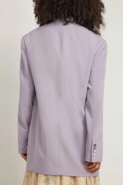 Dries Van Noten Bliss Tuxedo Jacket In Lilac -DOROTHE Clothing Shop dries BlissTuxedoJacketinLilac 3