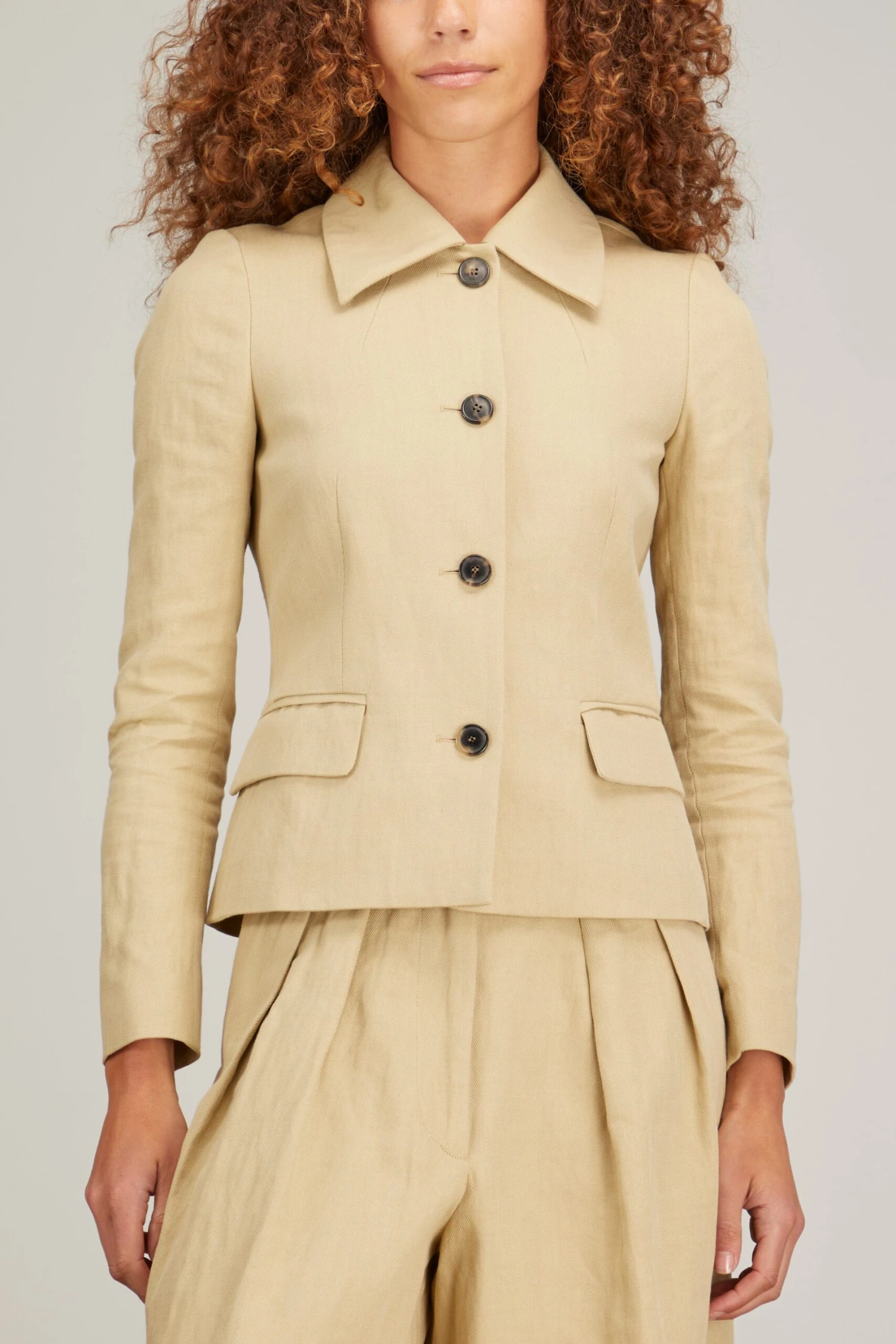 Dries Van Noten Vetty Jacket In Hay 5 Dries Van Noten Vetty Jacket In Hay - Image 3