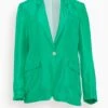 FORTE_FORTE Habotai Silk Jacket In Emerald -DOROTHE Clothing Shop e509e32f79ccd28237a9f39b7e1fb566