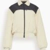 Nylon And Velvet Bomber In Black/Cream 2 Nylon And Velvet Bomber In Black/Cream -DOROTHE Clothing Shop e563b73c6e8e612fdc093f83f9d12e3e