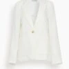 Everson Blazer In White -DOROTHE Clothing Shop ea97d158d4443a9a923aee3f314c6759