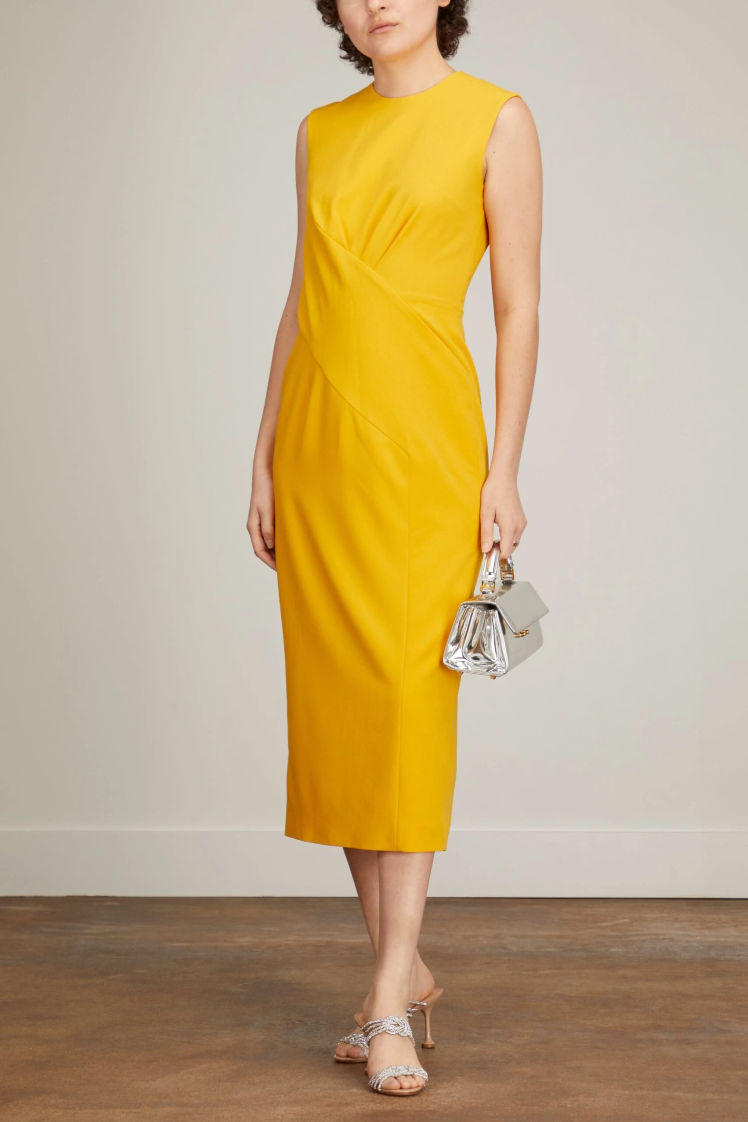 Mila Dress In Ochre 4 Mila Dress In Ochre - Image 2