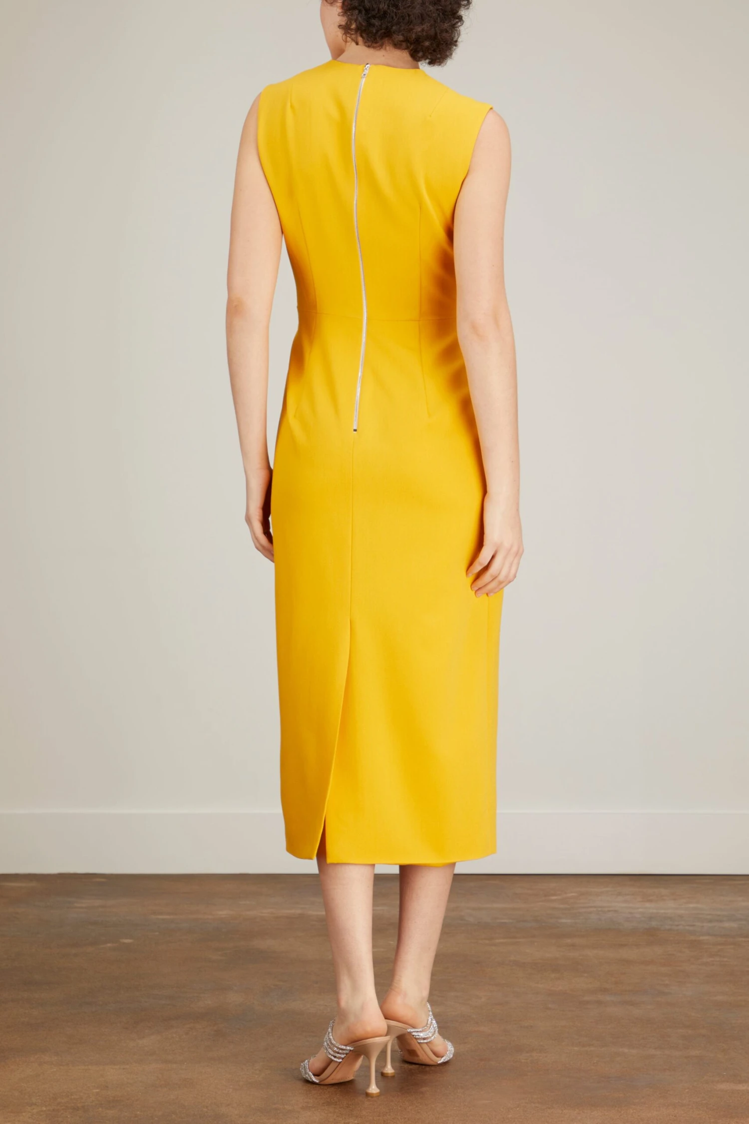Mila Dress In Ochre 6 Mila Dress In Ochre - Image 4