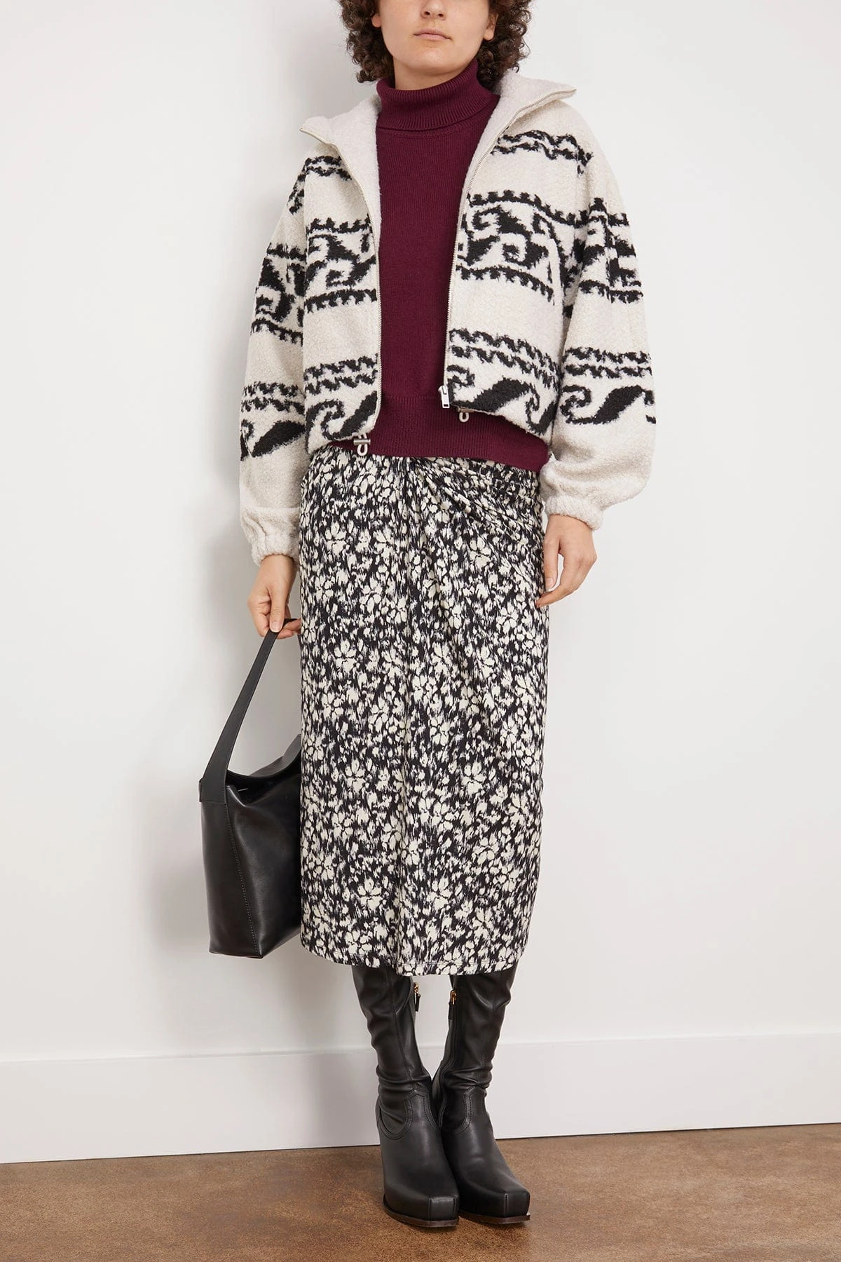 Jeldia Skirt In Black/White 4 Jeldia Skirt In Black/White - Image 2