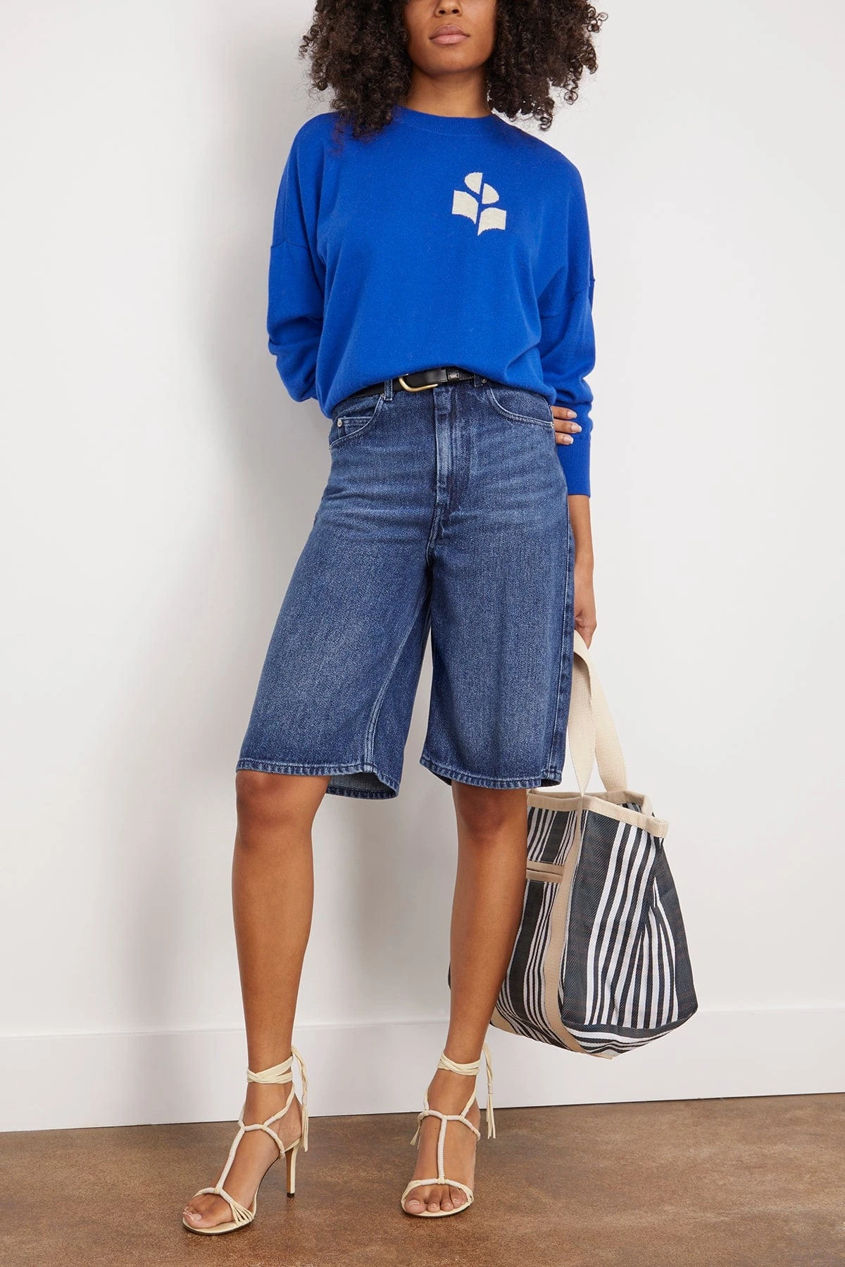 Marisans Pullover In Electric Blue 4 Marisans Pullover In Electric Blue - Image 2