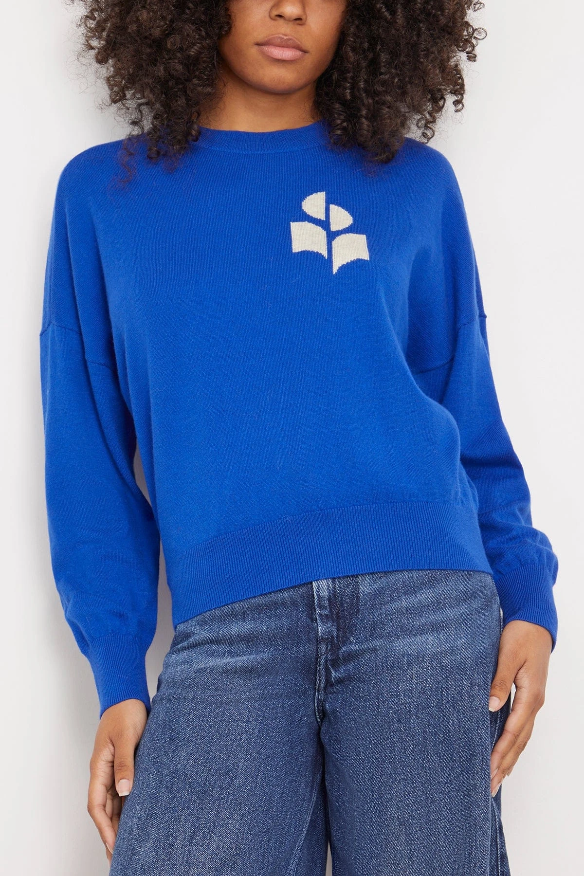Marisans Pullover In Electric Blue 5 Marisans Pullover In Electric Blue - Image 3